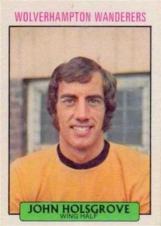 1971-72 A&BC Gum English Footballers (Purple Backs) #95 John Holsgrove Front