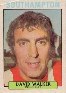 1971-72 A&BC Gum English Footballers (Purple Backs) #245 David Walker Front