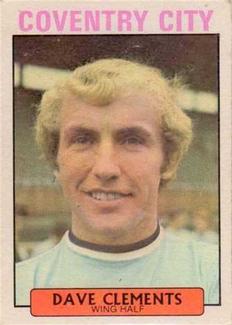 1971-72 A&BC Gum English Footballers (Purple Backs) #263 Dave Clements Front