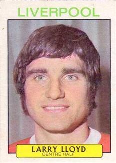 1971-72 A&BC Gum English Footballers (Purple Backs) #272 Larry Lloyd Front