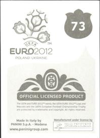 2012 Panini UEFA Euro 2012 Stickers #73 Paweł Brożek Back