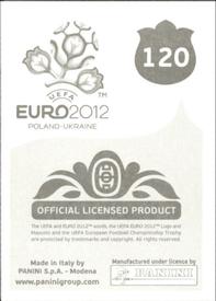 2012 Panini UEFA Euro 2012 Stickers #120 Sergei Parshivlyuk Back