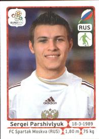 2012 Panini UEFA Euro 2012 Stickers #120 Sergei Parshivlyuk Front