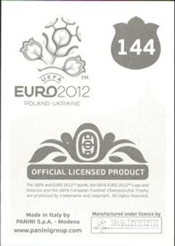 2012 Panini UEFA Euro 2012 Stickers #144 Michal Kadlec Back