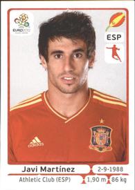 2012 Panini UEFA Euro 2012 Stickers #294 Javi Martínez Front