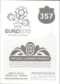 2012 Panini UEFA Euro 2012 Stickers #357 Damien Duff Back