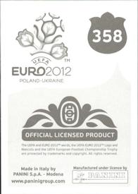 2012 Panini UEFA Euro 2012 Stickers #358 Stephen Hunt Back
