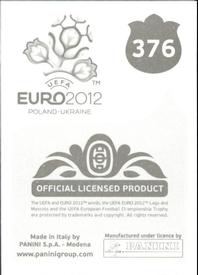 2012 Panini UEFA Euro 2012 Stickers #376 Josip Šimunić Back