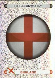 2012 Panini UEFA Euro 2012 Stickers #485 Badge - England Front