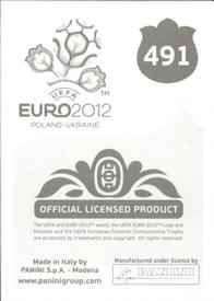 2012 Panini UEFA Euro 2012 Stickers #491 Scott Carson Back