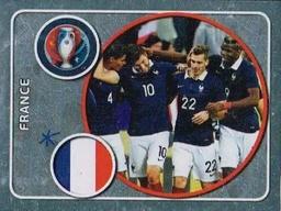 2016 Panini UEFA Euro Stickers #9 France Team Photo Front