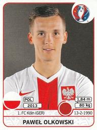 2016 Panini UEFA Euro Stickers #300 Paweł Olkowski Front