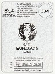 2016 Panini UEFA Euro Stickers #334 Shane Ferguson Back