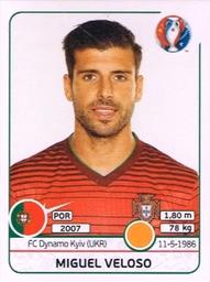 2016 Panini UEFA Euro Stickers #591 Miguel Veloso Front