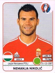 2016 Panini UEFA Euro Stickers #677 Nemanja Nikolic Front