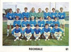 1970 The Sun Football Swap Cards #61 Team Photo Front