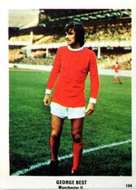 1970 The Sun Football Swap Cards #104 George Best Front