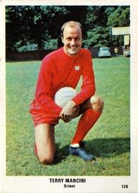 1970 The Sun Football Swap Cards #126 Terry Mancini Front