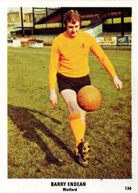 1970 The Sun Football Swap Cards #134 Barry Endean Front