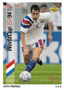 1993 Upper Deck Fuji World Cup Preview (English/Spanish) #F6 John Harkes Front