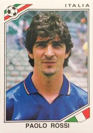 1986 Panini World Cup Stickers #50 Paolo Rossi Front