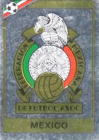 1986 Panini World Cup Stickers #110 Badge Mexico Front