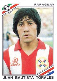 1986 Panini World Cup Stickers #149 Juan Bautista Torales Front