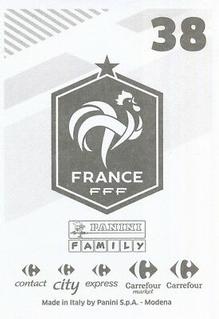 2018 Panini France World Cup Stickers: Fiers d'être Bleus #38 Adrien Rabiot Back