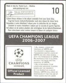 2006-07 Panini UEFA Champions League Stickers #10 Rafael Marquez Back