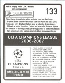 2006-07 Panini UEFA Champions League Stickers #133 Olivier Dacourt Back
