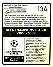 2006-07 Panini UEFA Champions League Stickers #134 Figo Back