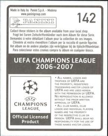 2006-07 Panini UEFA Champions League Stickers #142 Doni Back