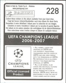 2006-07 Panini UEFA Champions League Stickers #228 Bosingwa Back