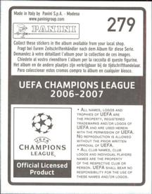 2006-07 Panini UEFA Champions League Stickers #279 Henrique Back