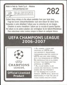 2006-07 Panini UEFA Champions League Stickers #282 Florian Marange Back