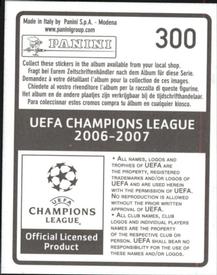 2006-07 Panini UEFA Champions League Stickers #300 Efstathios Tavlaridis Back
