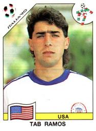 1990 Panini Italia '90 World Cup Stickers #107 Tab Ramos Front