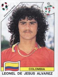 1990 Panini Italia '90 World Cup Stickers #298 Leonel deJesus Alvarez Front