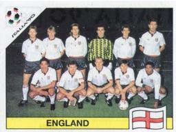 1990 Panini Italia '90 World Cup Stickers #385 Team photo England Front