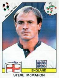 1990 Panini Italia '90 World Cup Stickers #392 Steve McMahon Front