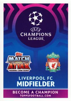 2018-19 Topps Match Attax UEFA Champions League #207 James Milner Back