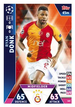 2018-19 Topps Match Attax UEFA Champions League #369 Ryan Donk Front