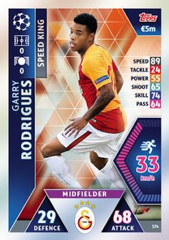 2018-19 Topps Match Attax UEFA Champions League #374 Garry Rodrigues Front