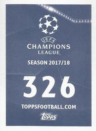 2017-18 Topps UEFA Champions League Stickers #326 Club Logo Back