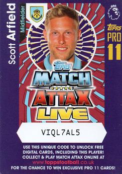 2016-17 Topps Match Attax Premier League - Live Code Cards #NNO Scott Arfield Front