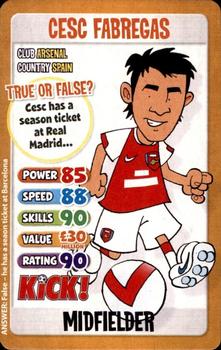 2008 Kick! Magazine Football Heroes #NNO Cesc Fabregas Front