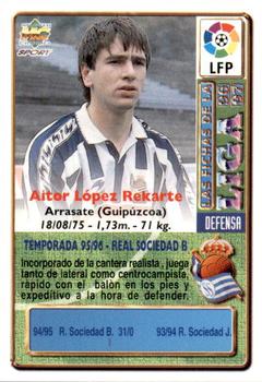 1996-97 Mundicromo Sport Las Fichas de La Liga - Ultima Hora II #121 L. Rekarte Back