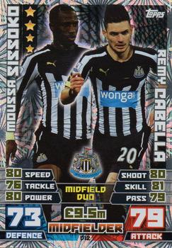 2014-15 Topps Match Attax Premier League Extra - Duo Cards #D12 Moussa Sissoko / Remy Cabella Front