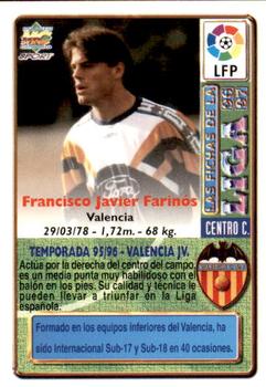 1996-97 Mundicromo Sport Las Fichas de La Liga - Ultima Hora III #31 Farinos Back