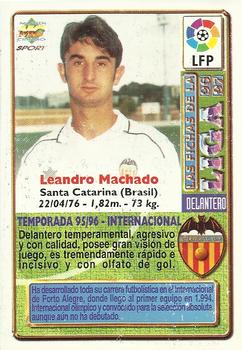 1996-97 Mundicromo Sport Las Fichas de La Liga - Ultima Hora III #32 Leandro Machado Back